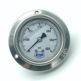 0-6000 PANEL MOUNT GAUGE ALL STAINLESS, JNW-LOGO