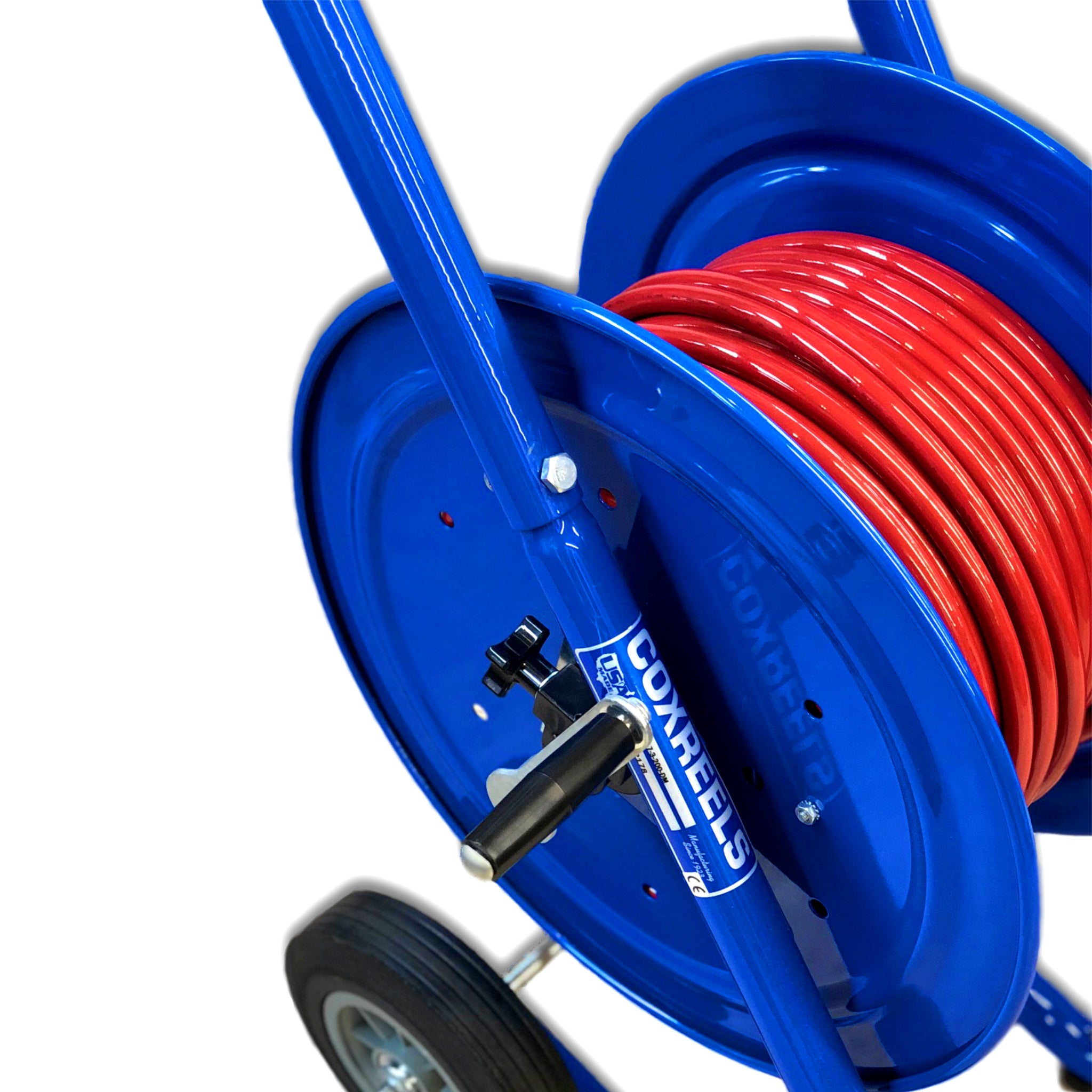 Portable Dolly Reel with 1/4 or 3/8 X 200' Jetter Hose – Jetters