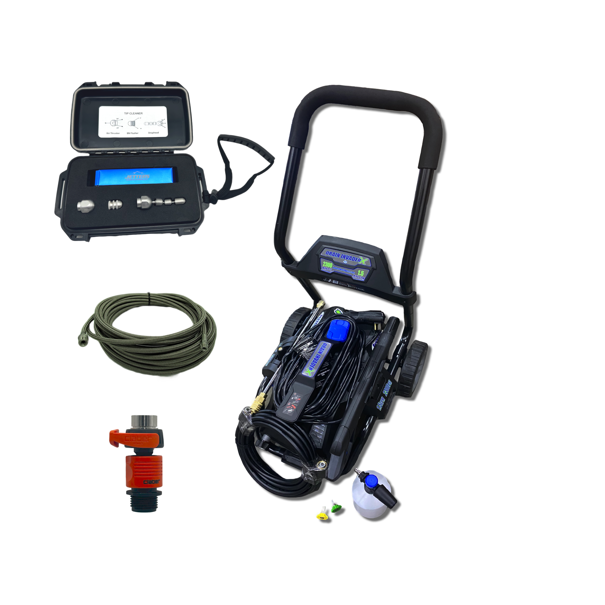 Drain Invader X-Harnd Carry Electric Sewer - JNW – Jetters Northwest