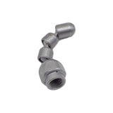 1/8" Drophead Nozzle w/Knuckle Leader, Stainless Steel