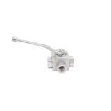 3/4" 3-WAY BALL VALVE ZINC PLATED