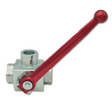 3/4" 3-WAY BALL VALVE ZINC PLATED