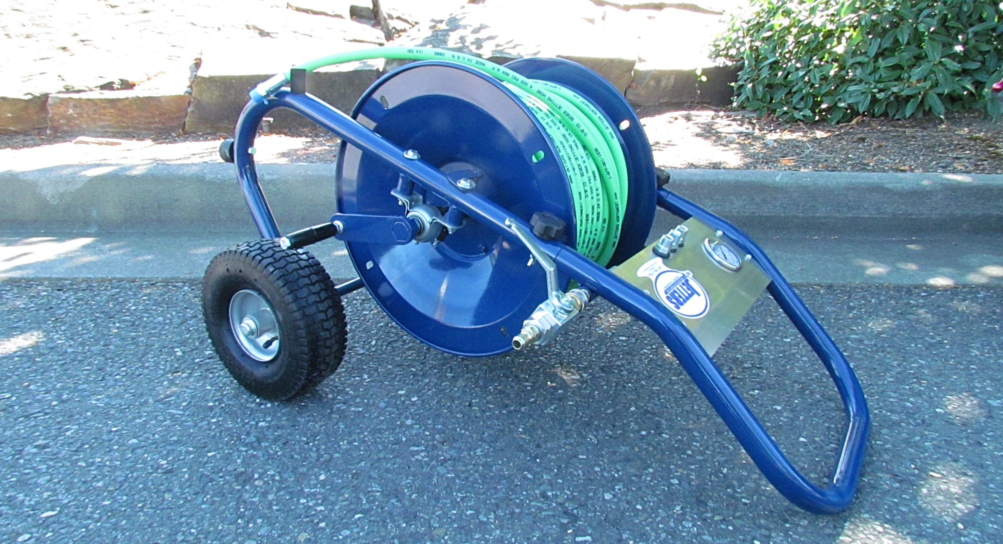 Portable Heavy Duty Deluxe Hose Reel with Jetter Hose – Jetters